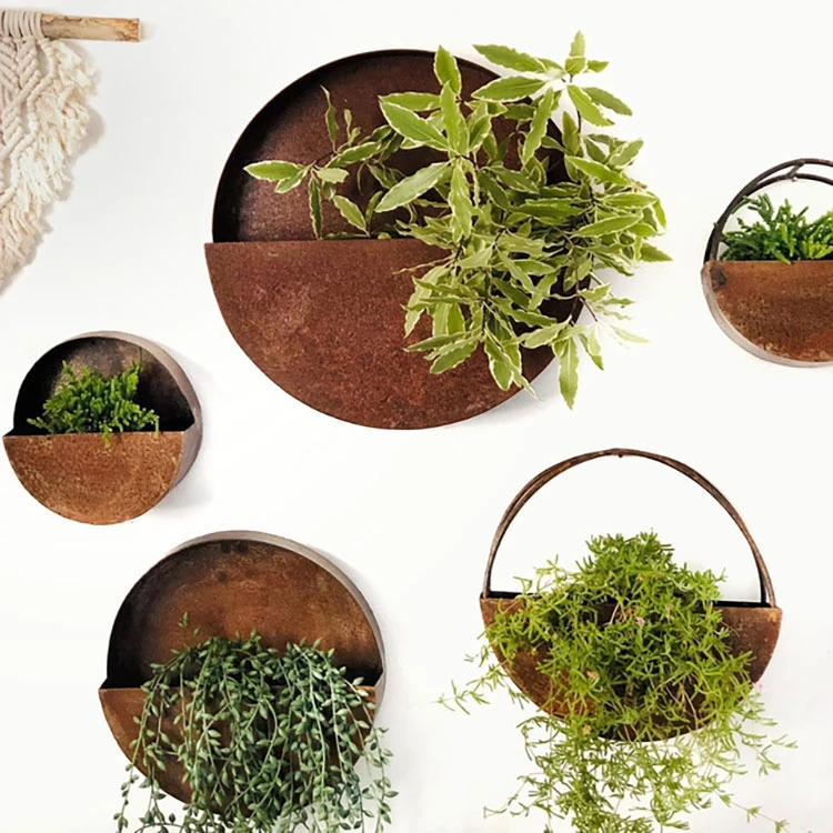 Steel-Hanging-Planters Steel-Hanging-Planters