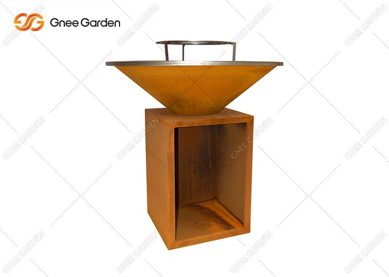 Corten Steel bbq garden Corten Steel bbq garden