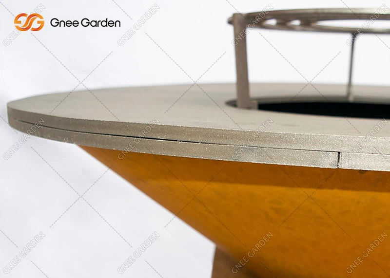 Corten Steel bbq garden Corten Steel bbq garden