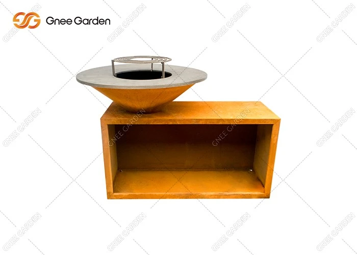Corten Steel pit bbq camping bbq Corten Steel pit bbq camping bbq