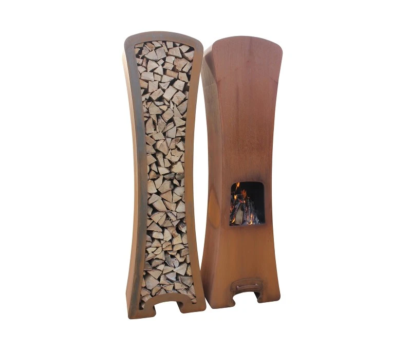 corten steel Fireplace Modern corten steel Fireplace Modern