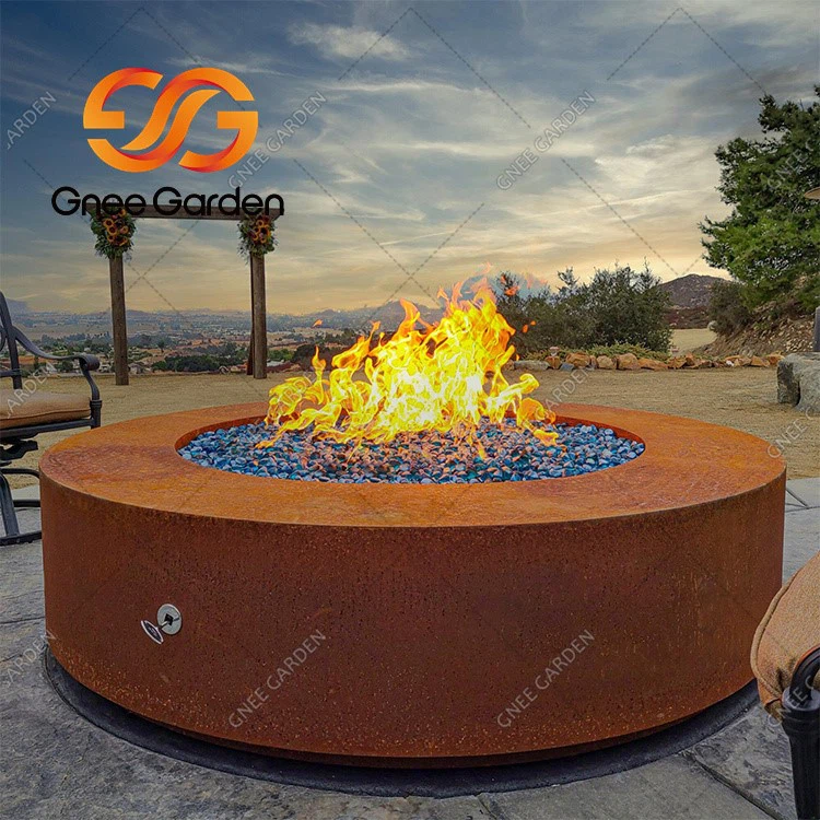 corten steel propane fire pits corten steel propane fire pits