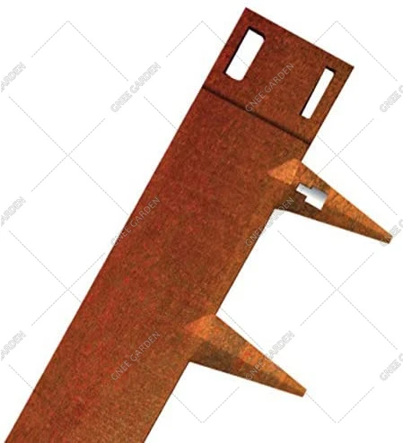 Corten Steel Large Tree Pot Planters Box Steel Raised Garden Bed