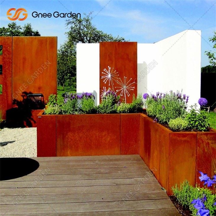 Decration Corten Screens For Hotel Or Garden