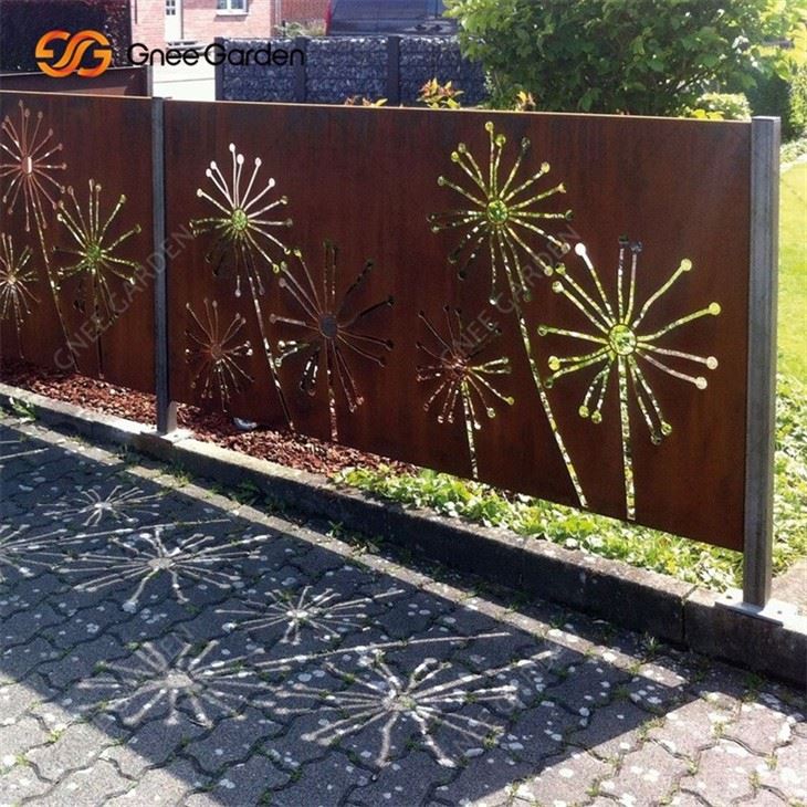 Decration Corten Screens For Hotel Or Garden