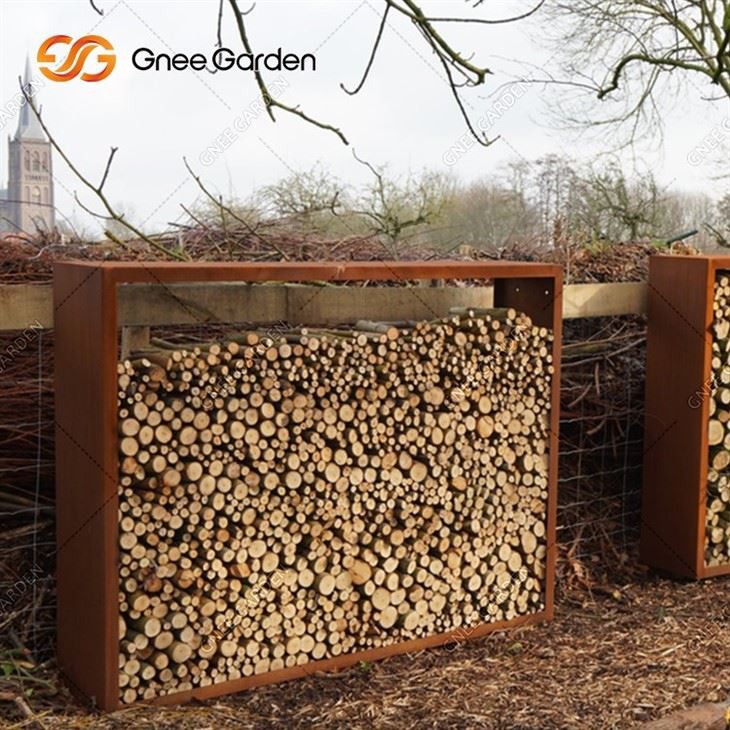 Racks Firewooden Outdoor Steel Firewood Storage