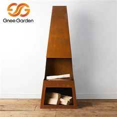 کارٹین اسٹیل گارڈن فائر پلیس