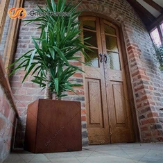 کارٹین اسٹیل اسکوائر پلانٹر