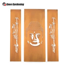 اپنی مرضی کے مطابق کارٹین اسٹیل اسکرین پینلز لیزر کٹ زنگ آلود دھاتی اسکرینز