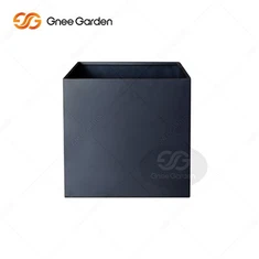 لانگ اسکوائر گارڈن کورٹین اسٹیل فلاور پاٹ