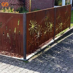 آؤٹ ڈور گارڈن کورٹین اسٹیل گارڈن اسکرین