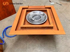 سوئمنگ پول واٹر فیچر کورٹین اسٹیل فائر پٹ