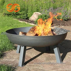 اسٹیل کی لکڑی کو جلانے والی آگ کی پٹیاں