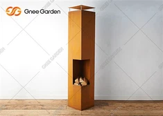 لکڑی جلانے والا آنگن گارڈن کے پچھواڑے میں آگ لگانے کی جگہ