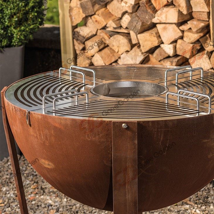 Top Seller Corten Steel Metal BBQ Fire Pit