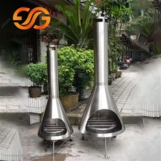 سٹینلیس سٹیل کی لکڑی جلانے والا فائر پٹ