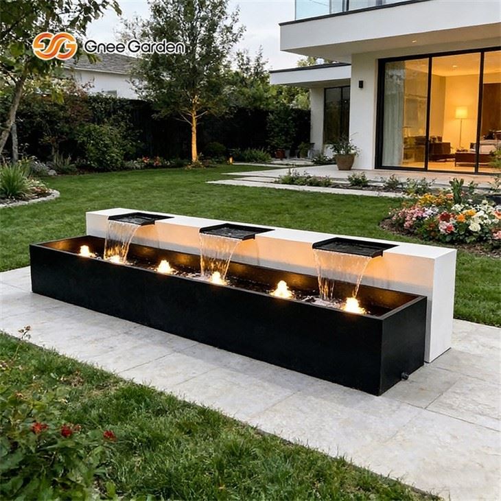 Outdoor Decorative Metal Waterfalls Rain Curtain
