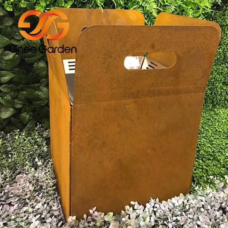 corten planter