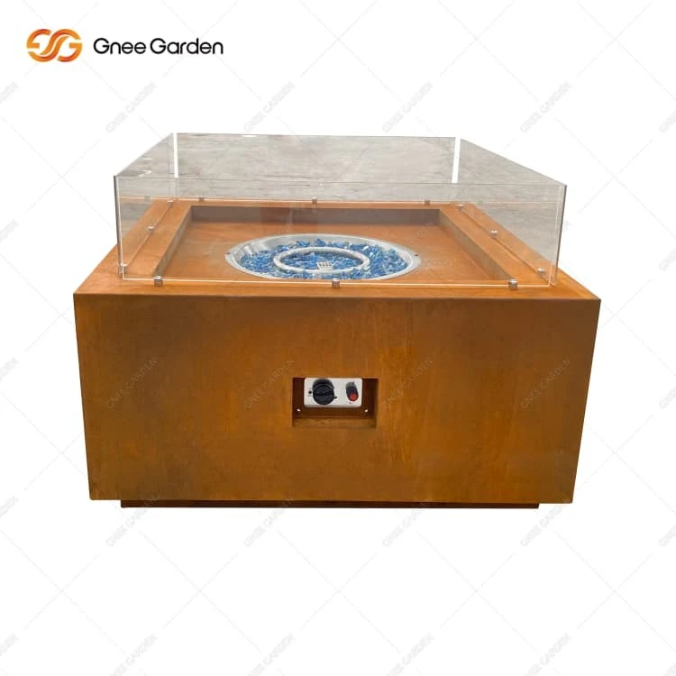 Corten Steel Propane fire bowl (2)