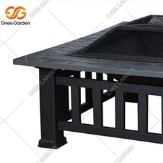 بیرونی لکڑی جلانے والی آگ کے گڑھے کی میز